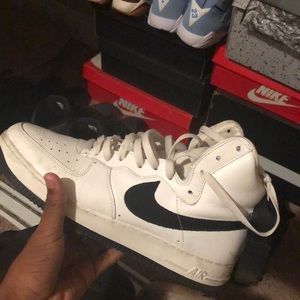 High top Air Force ones